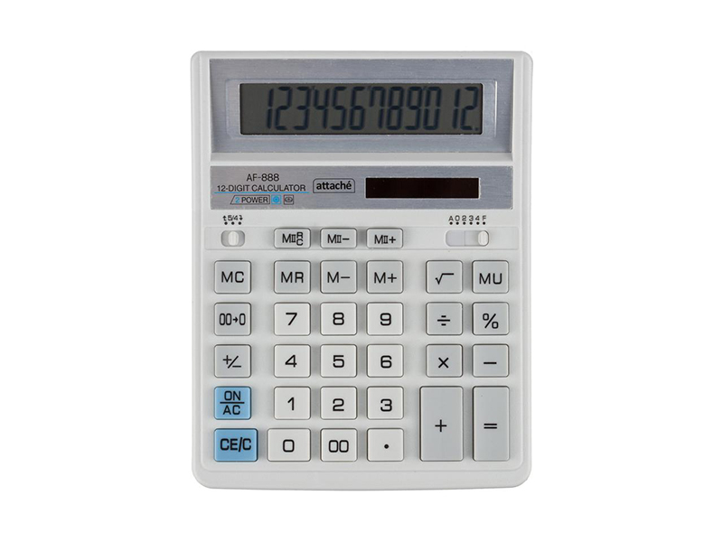 Калькулятор Attache AF-888 White 1572674