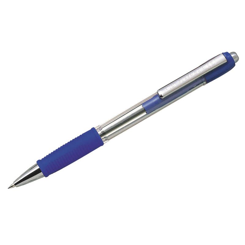 

Ручка шариковая автоматическая Pilot SUPER GRIP 2, синяя, 0,7мм, грип