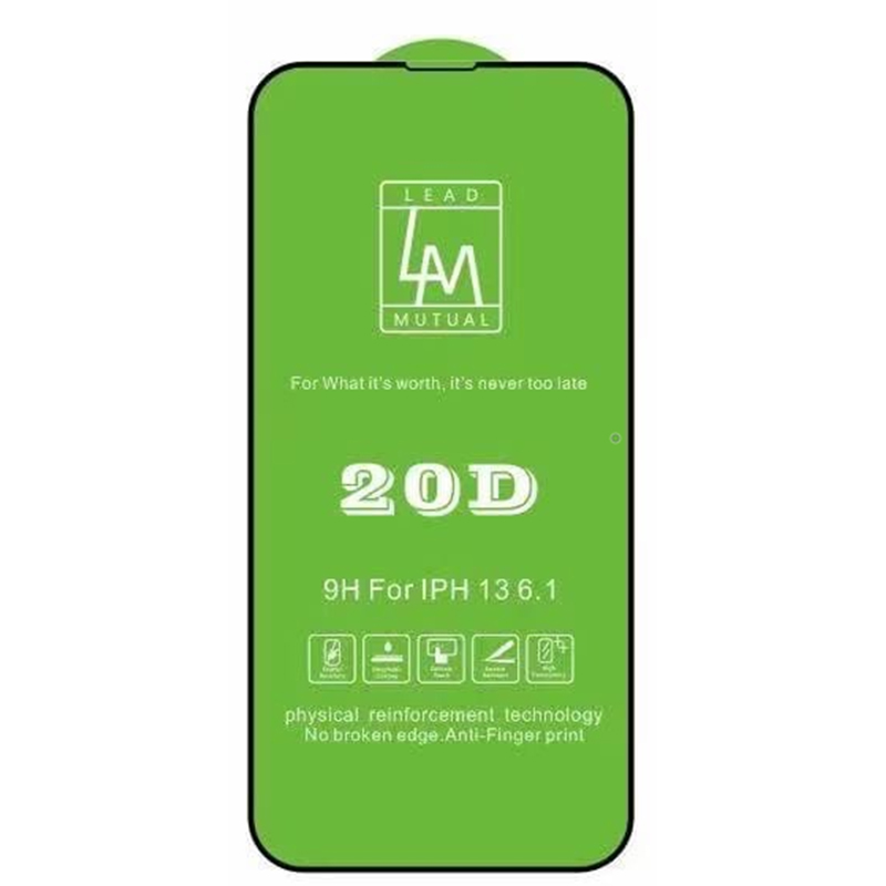 

Защитное стекло на iPhone 13 Mini (5.4), 20D, черное, X-CASE