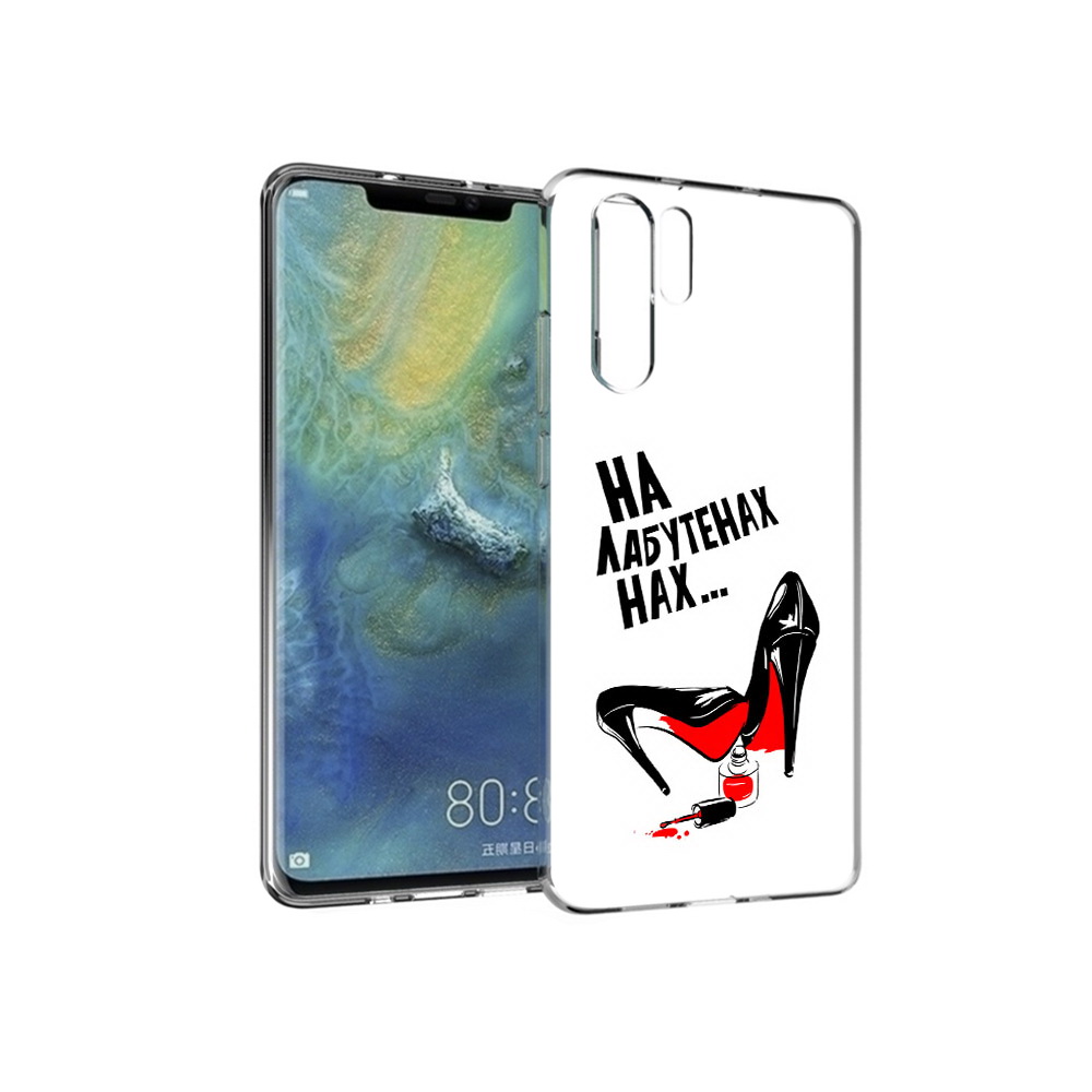 

Чехол MyPads Tocco для Huawei P30 Pro на лабутенах, Прозрачный, Tocco