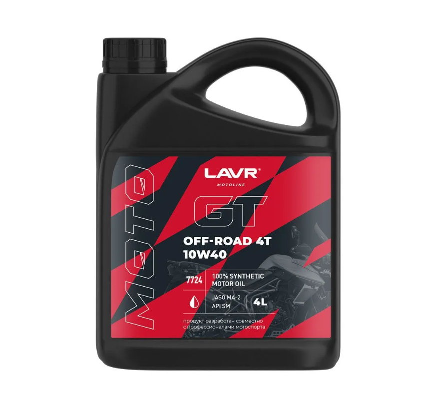 LAVR MOTO Моторное масло GT OFF ROAD 4T 10W40 SM 4 л 6249₽