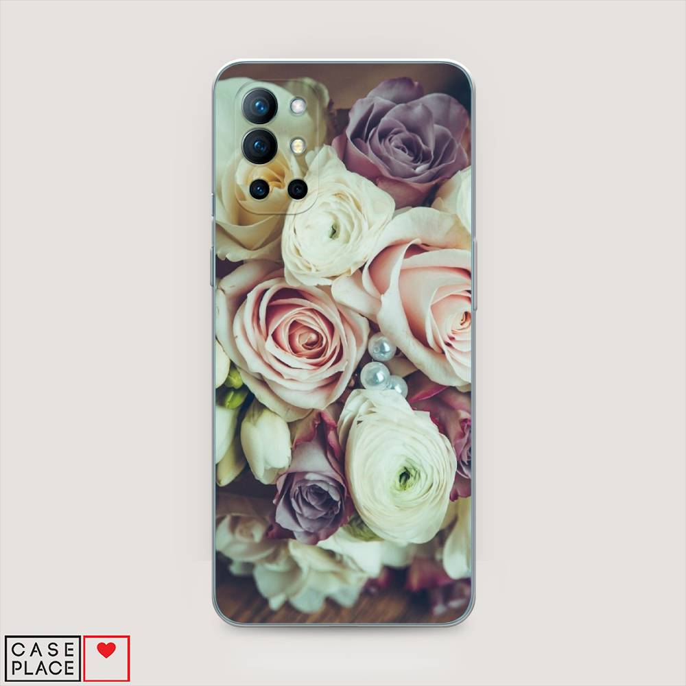 

Чехол на OnePlus 9R "Свадебный букет", Белый;фиолетовый, 151650-2