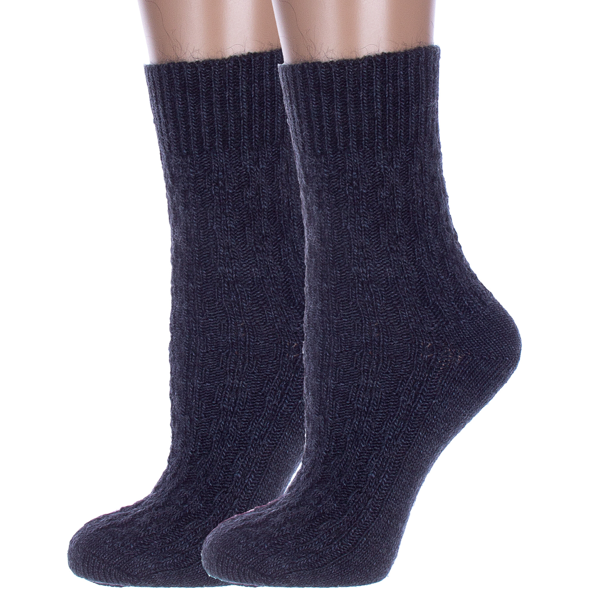 Комплект носков женских Rusocks 2-Ж-185 синих 25, 2 пары