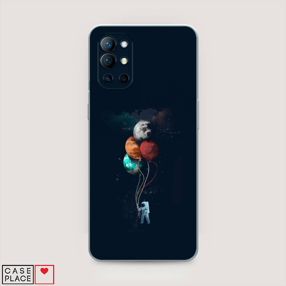

Чехол на OnePlus 9R "Космонавт с шариками", Разноцветный, 151650-4