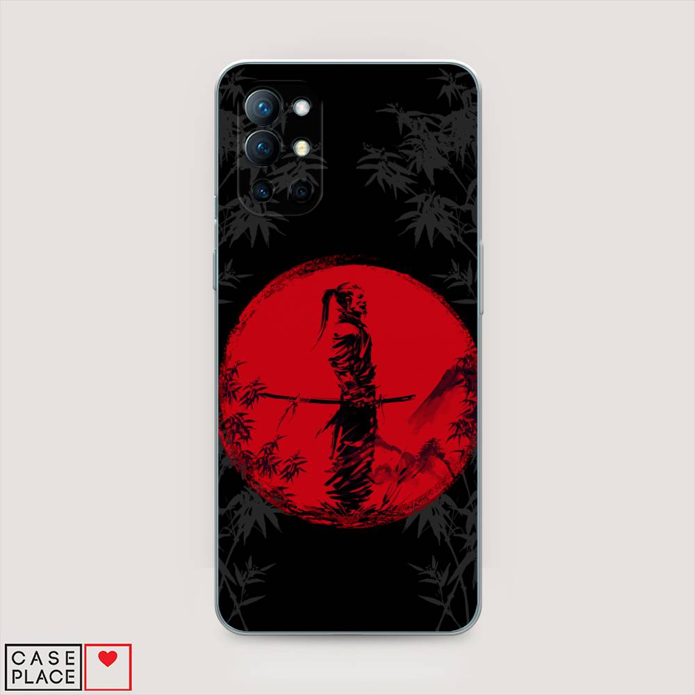 

Чехол на OnePlus 9R "Самурай на красном фоне", Черный;красный;серый, 151650-4