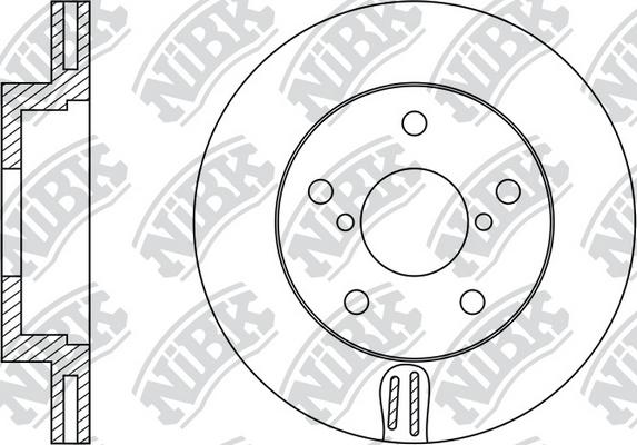 

Диск тормозной передний Toyota Chaser/Cresta/Mark II VIII 92>01 NIBK RN1499