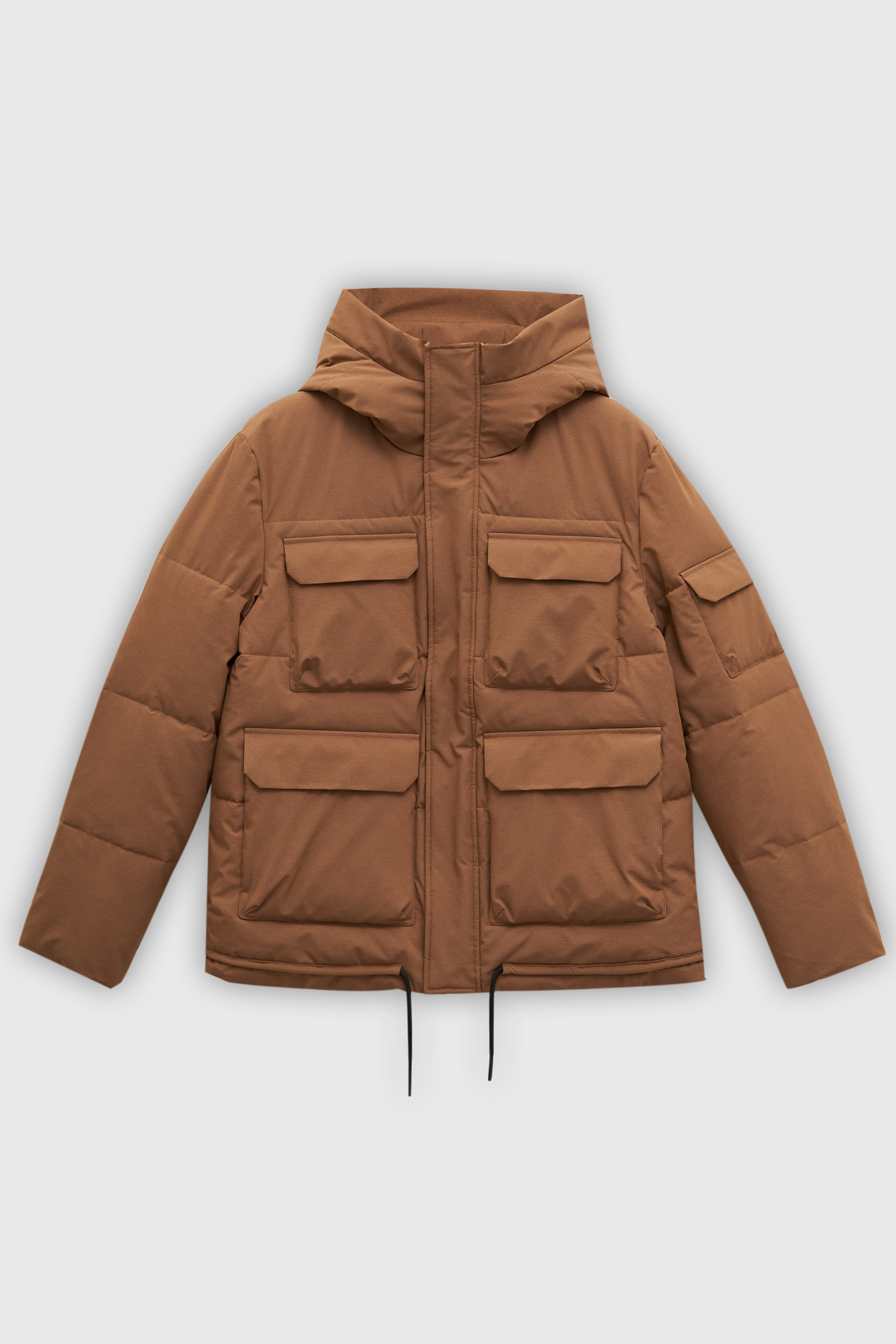Куртка мужская Finn Flare FAD21012 коричневая XL