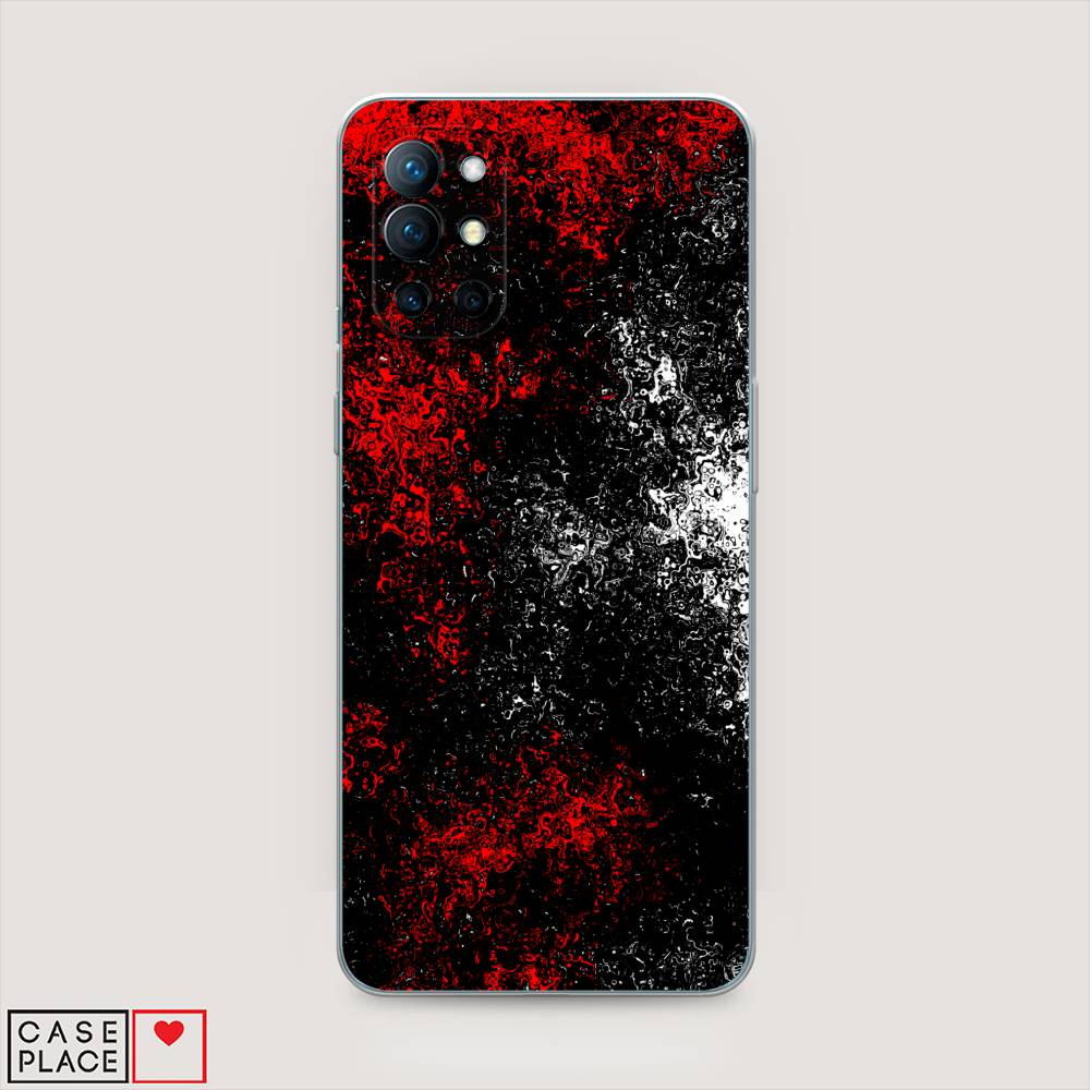 

Чехол на OnePlus 9R "Монотипия", Красный;черный;белый, 151650-3