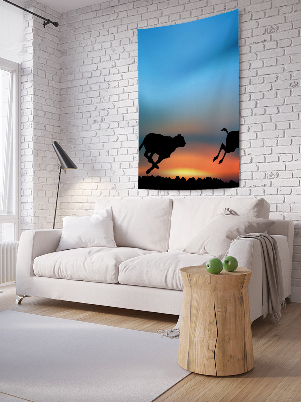 

Вертикальное фотопанно на стену JoyArty Охота на рассвете 150x200 см, Охота на рассвете