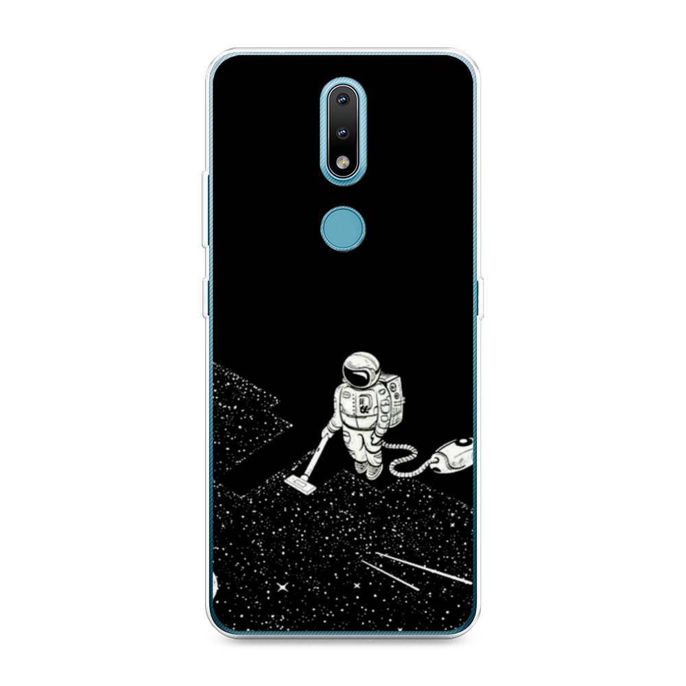 фото Чехол awog "космонавт с пылесосом" для nokia 2.4