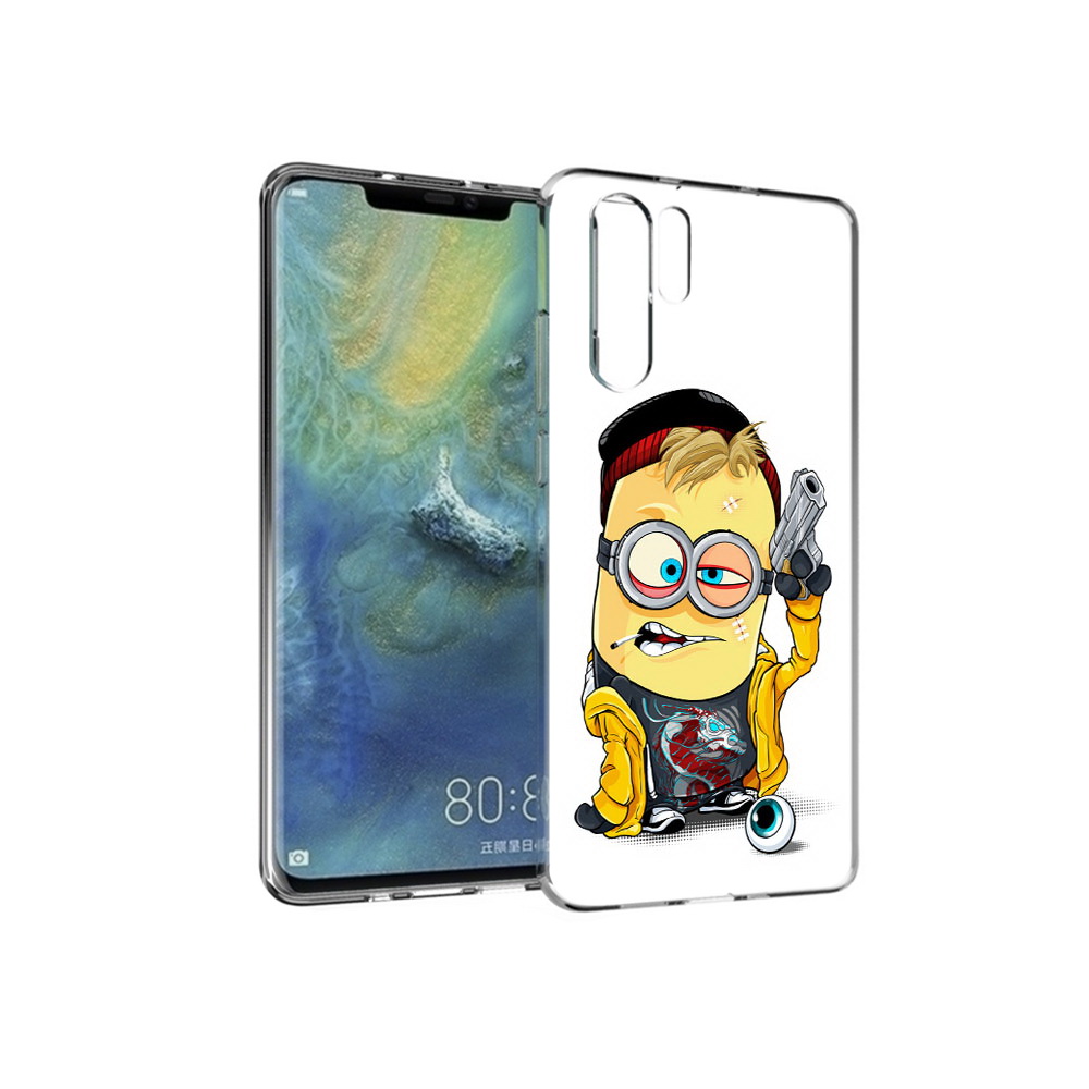 

Чехол MyPads Tocco для Huawei P30 Pro миньон бандит, Прозрачный, Tocco