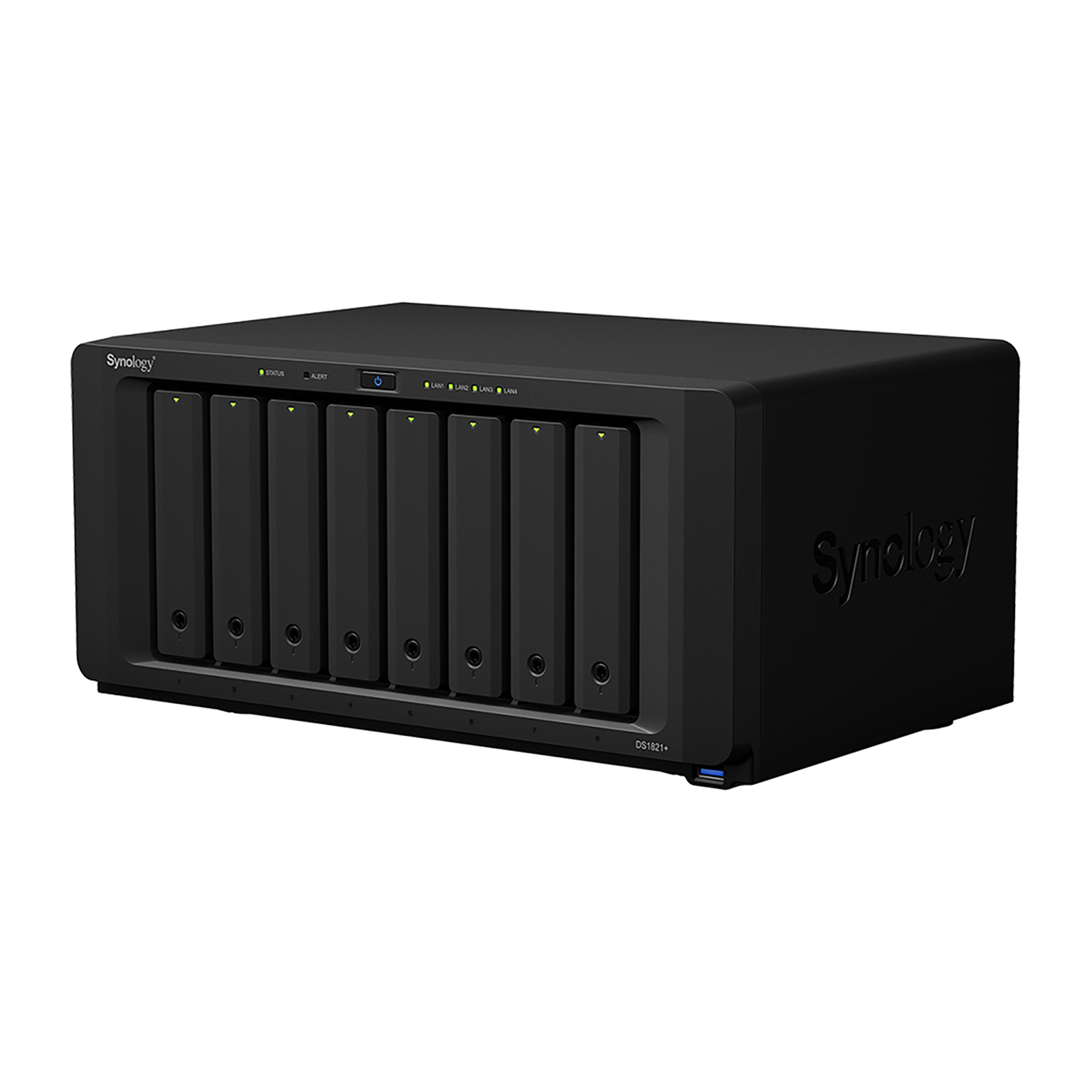 фото Сетевое хранилище данных synology ds1821+ black (10002732630)