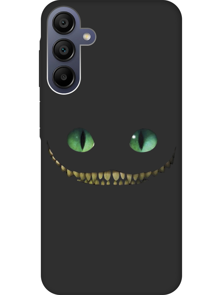 

Силиконовый чехол на Samsung Galaxy A15 с рисунком "Cheshire Cat" Soft Touch черный, Черный;зеленый, 20012139