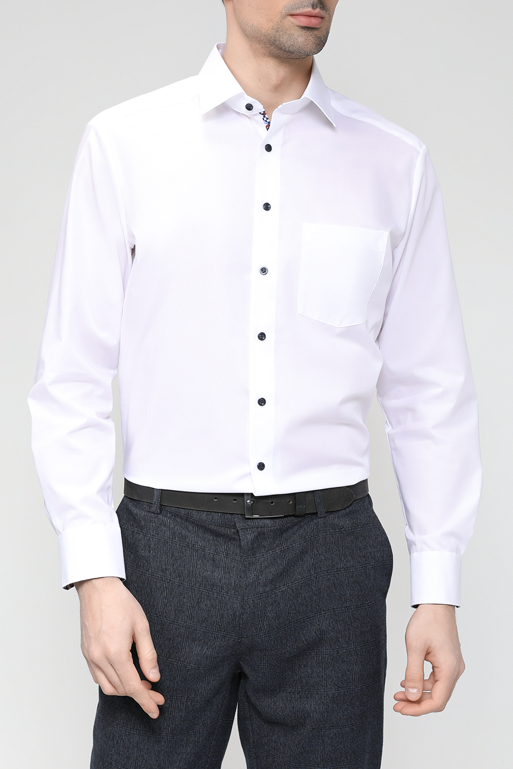 Рубашка мужская Olymp 8622/34 белая 45