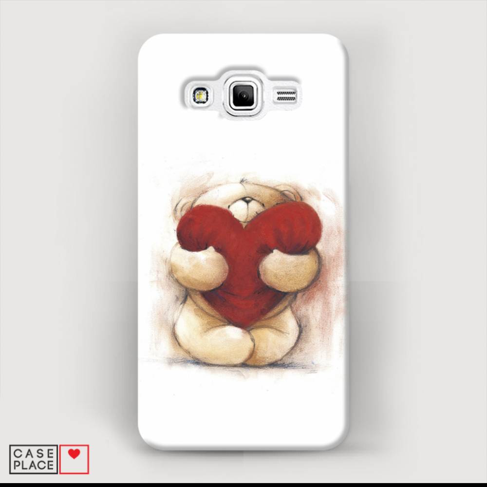 

Чехол Awog "Мишка с сердцем 1" для Samsung Galaxy J2 Prime 2016, 22320-5
