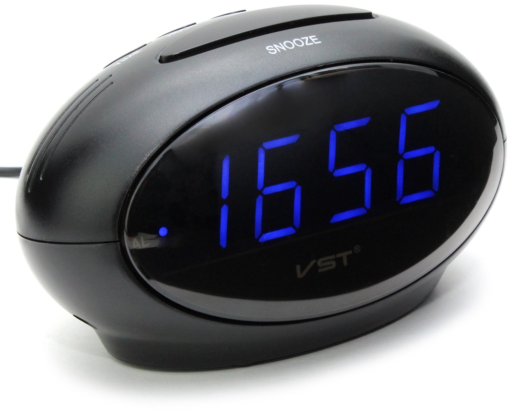 

Настольные часы VST711/М1-черный-VST711-синий, VST711