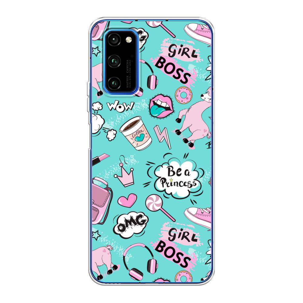 

Чехол Awog "Стильная лама" для Honor View 30/View 30 Pro, 611350-1