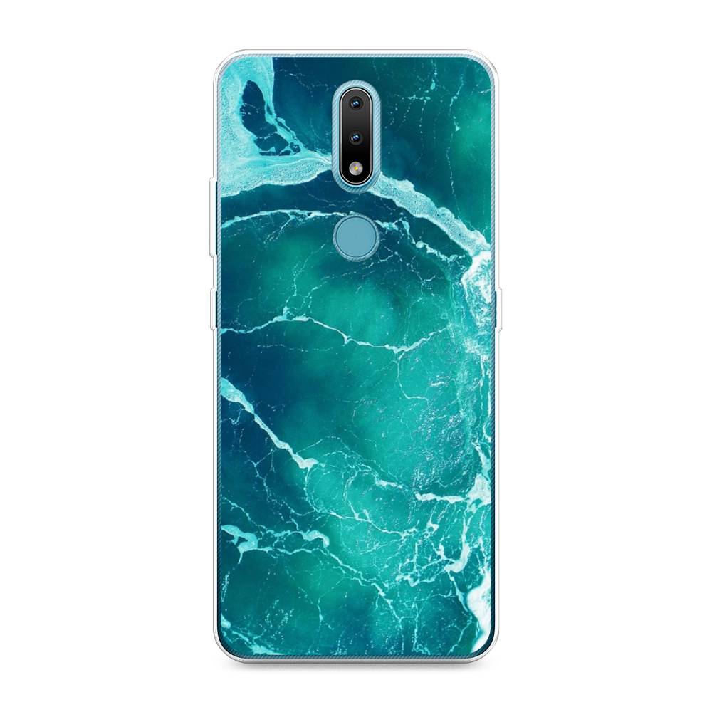 

Чехол Awog на Nokia 2.4 / Нокиа 2.4 "Изумрудный океан", Голубой;синий, 123850-4