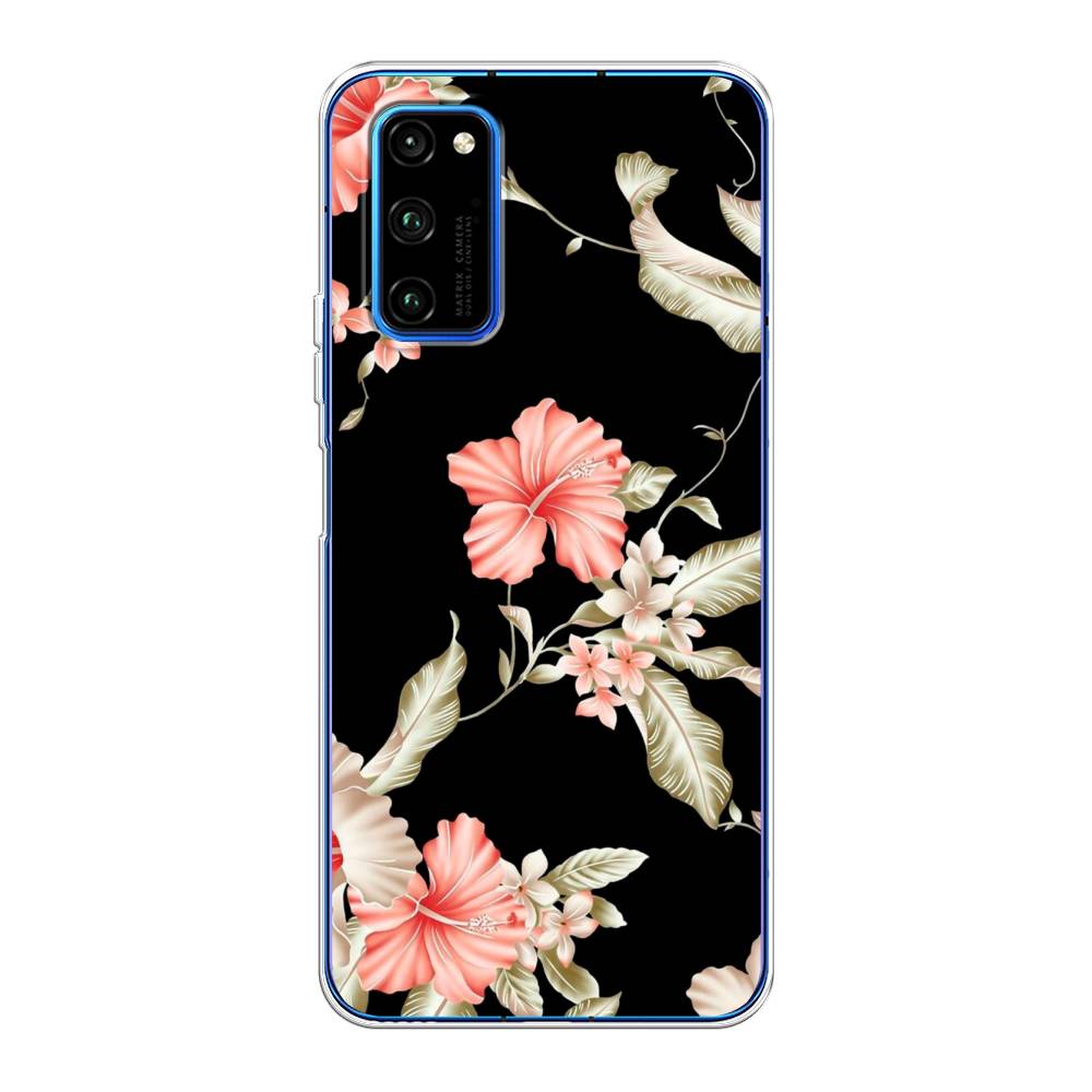 

Чехол Awog "Цветы на черном" для Honor View 30/View 30 Pro, 611350-8