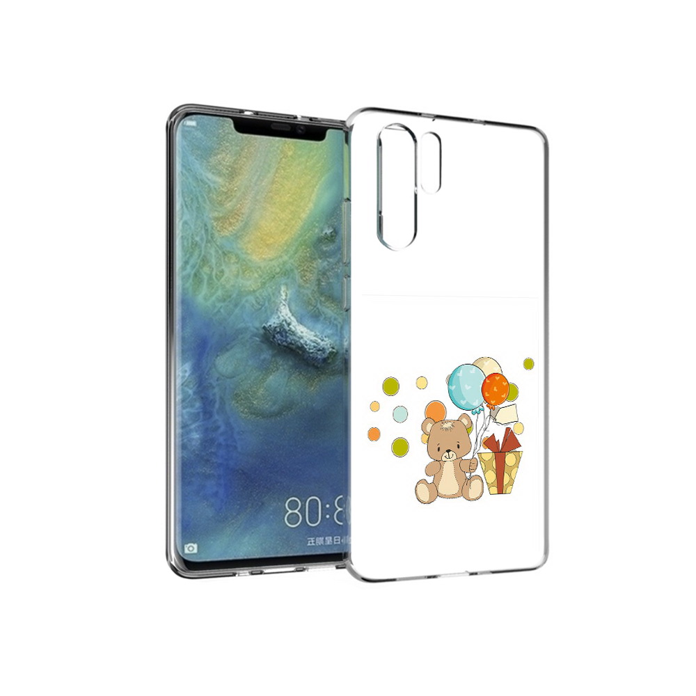 

Чехол MyPads Tocco для Huawei P30 Pro медвеженок с подарком, Прозрачный, Tocco