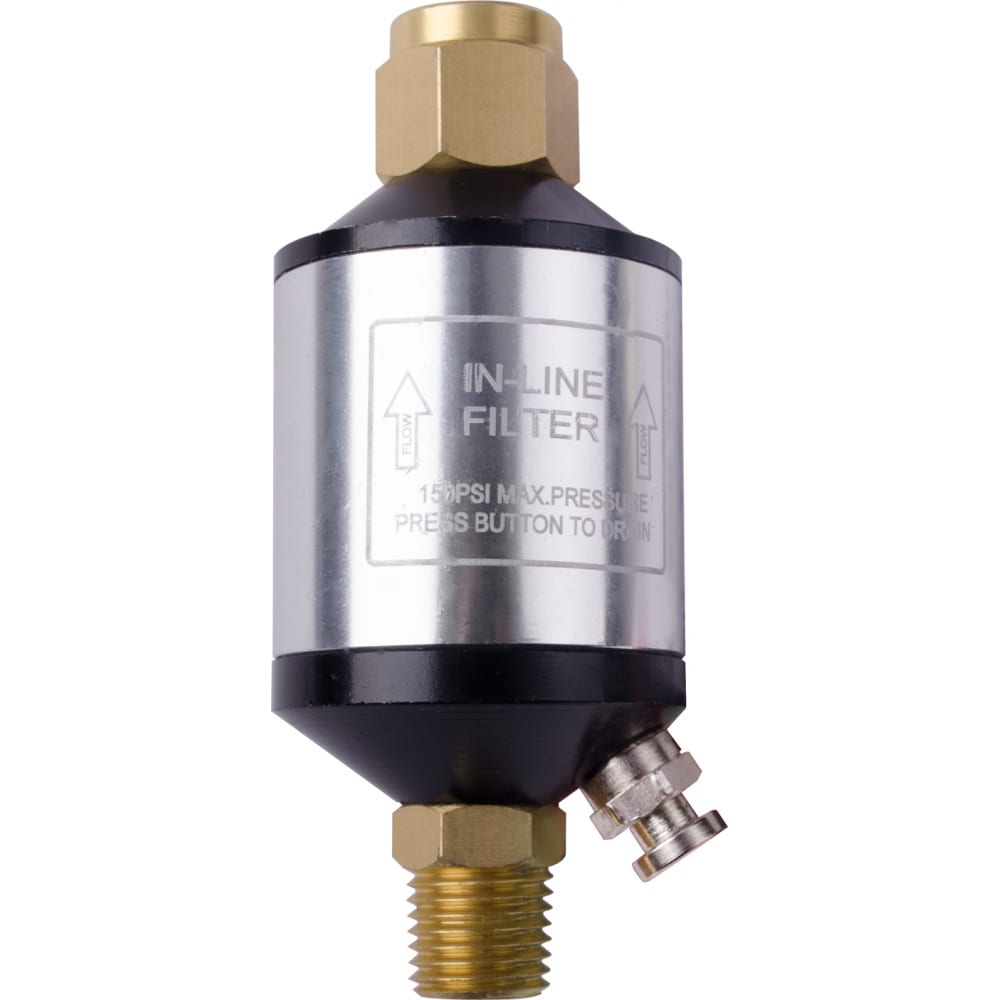 

Мини фильтр в металлическом корпусе для покрасочного пистолета 1/4 INTERTOOL PT-1403