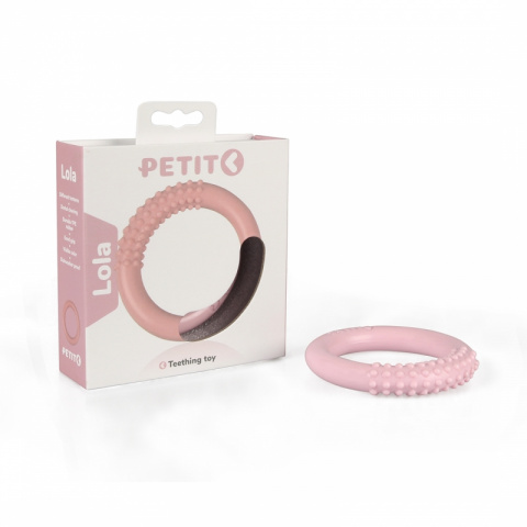 Жевательная игрушка для щенков PETIT Lola, розовый, 10 см