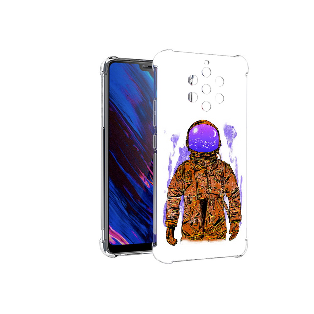 Чехол MyPads Tocco для Nokia 9 нарисованный мужчина в скафандре (PT125567.95.510)