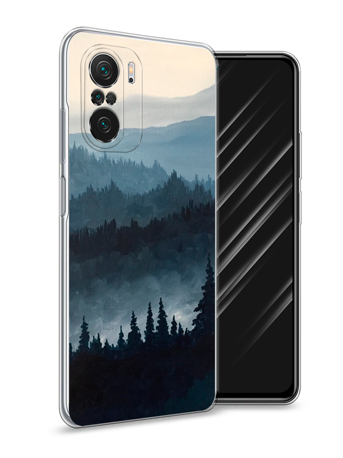 

Чехол Awog на Poco F3/Redmi K40/Mi 11i "Туманные горы", Разноцветный, 312650-4
