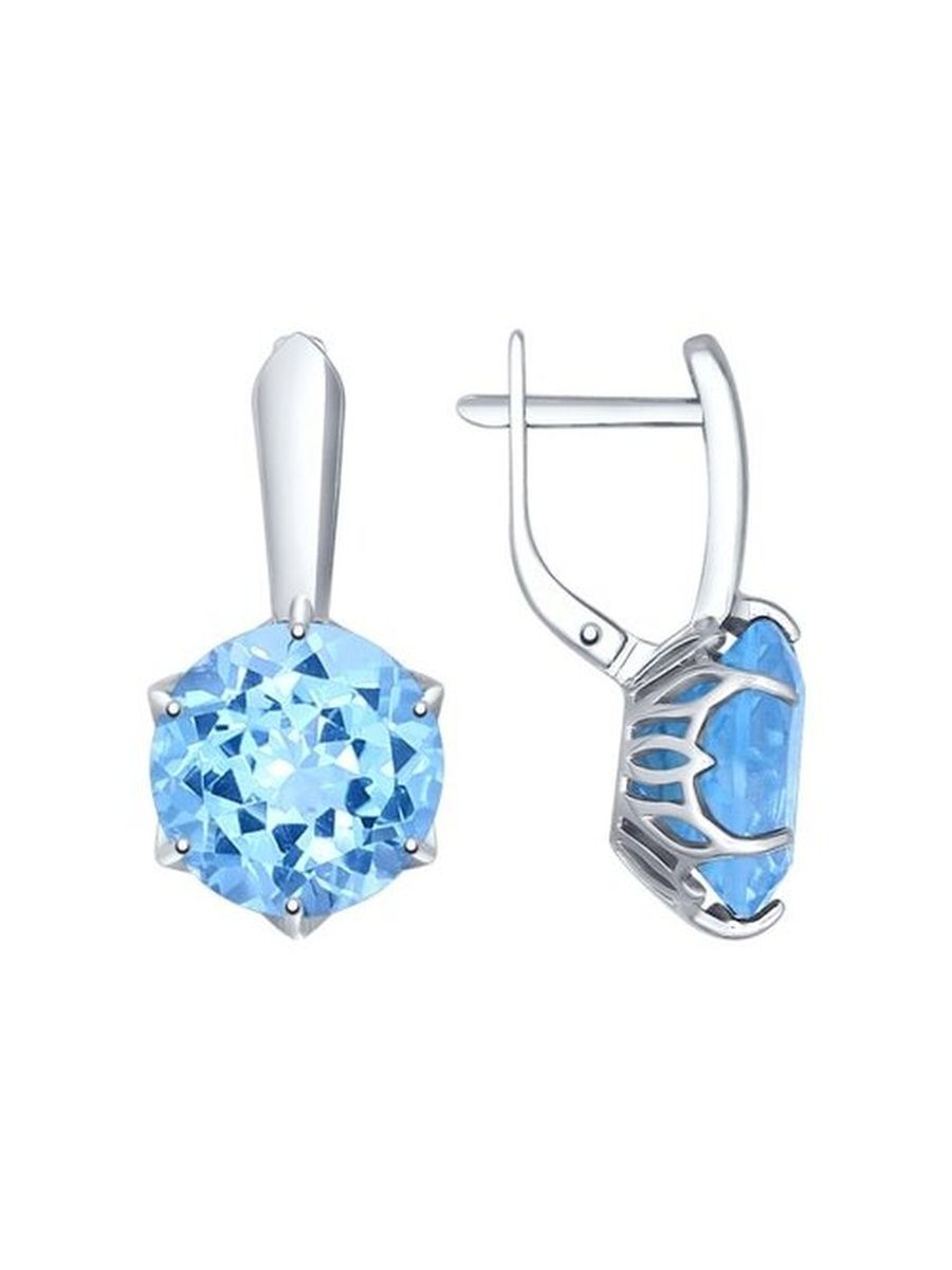 

Серьги из серебра TEO MAORI 892021355, фианит, 892021355
