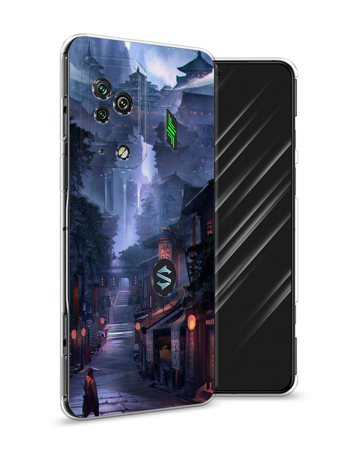 

Чехол Awog на Xiaomi Black Shark 5 Pro "Одинокий самурай", Разноцветный, 314150-10