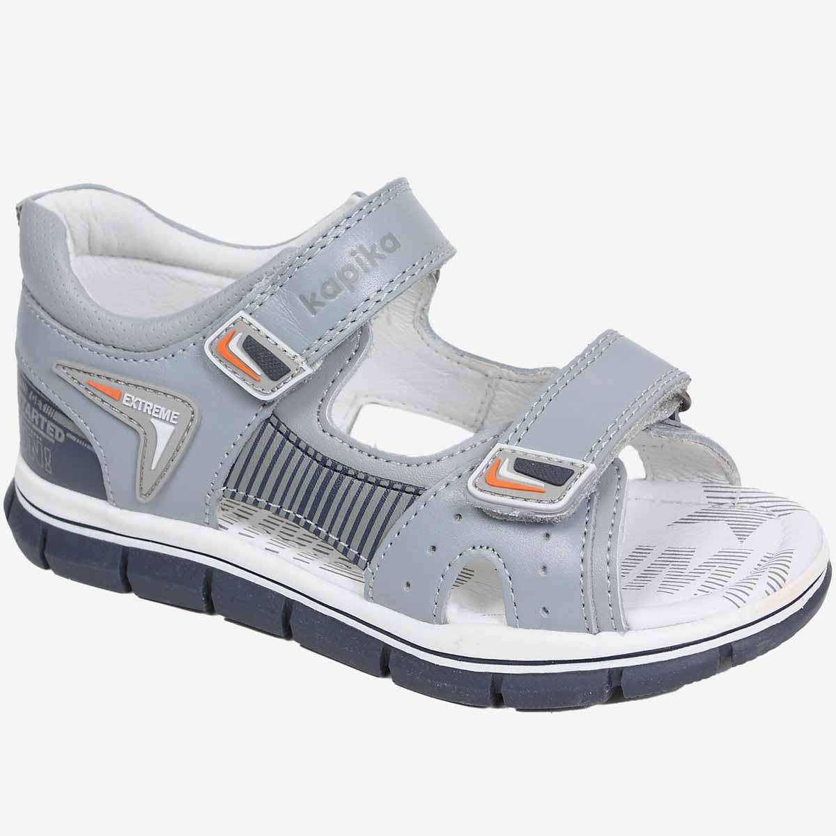 

Сандалии детские Kapika 32679 цв.серый меланж р.31,5 RU, 32679