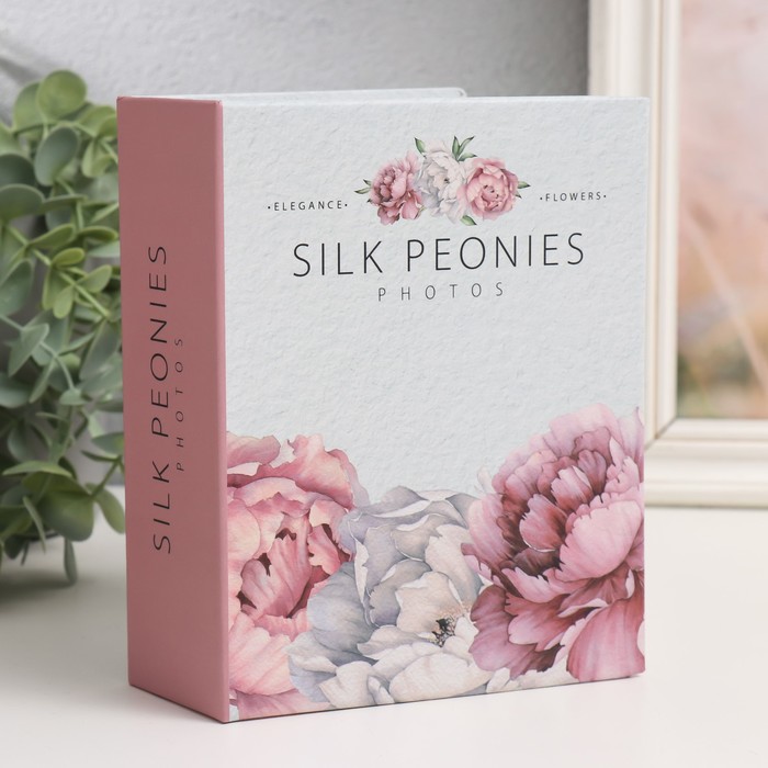 

Фотоальбом на 100 фото Silk peonies, 10х15 см, Розовый, Silk peonies
