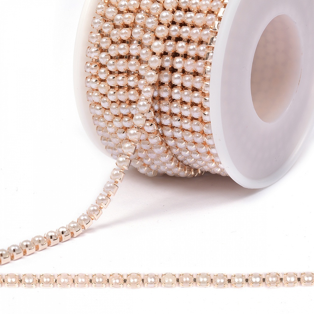 

TBY white, pinkgold, 3 мм, 10 м, Розовый, white, pinkgold, 3 мм, 10 м