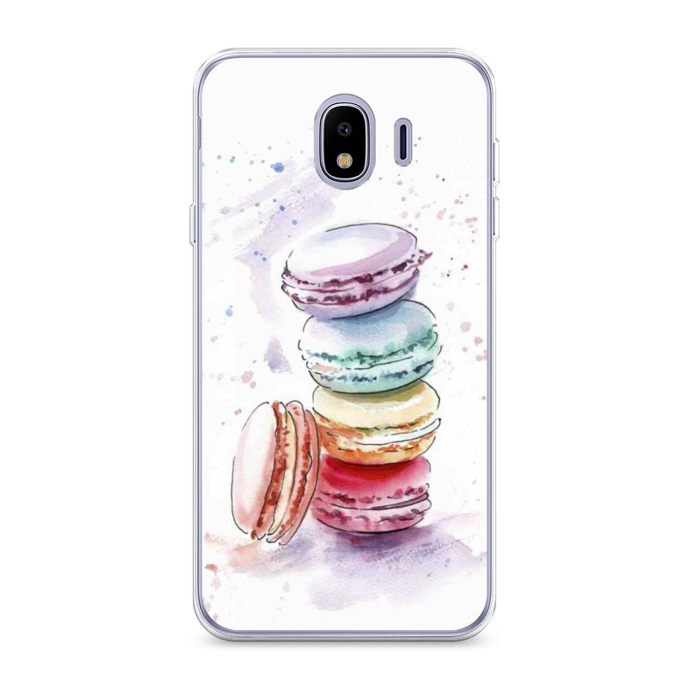 

Чехол Awog на Samsung Galaxy J4 "Пирамидка макарони 2", Желтый, 26450-10
