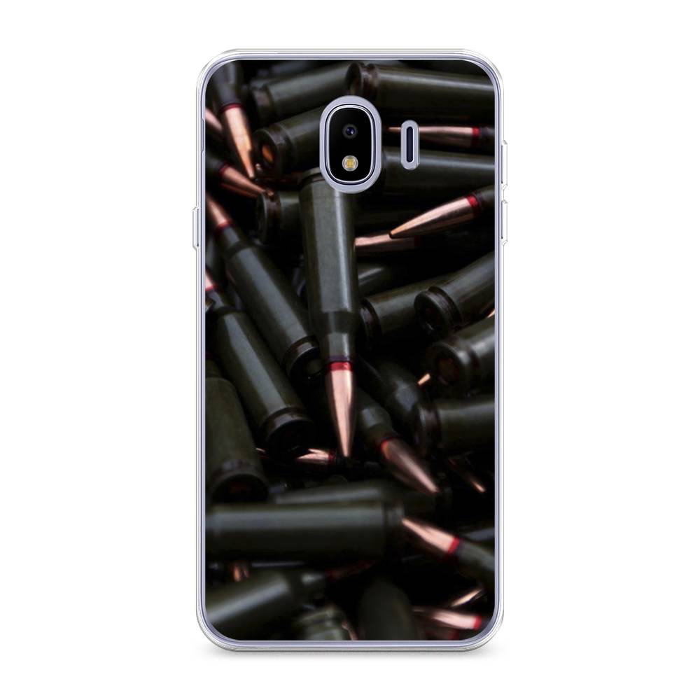 

Чехол Awog на Samsung Galaxy J4 "Пули черные", Черный;коричневый, 26450-5