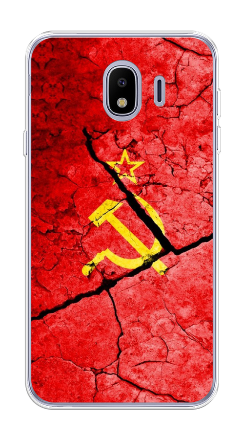 

Чехол Awog на Samsung Galaxy J4 "СССР", Красный;черный;желтый, 26450-5