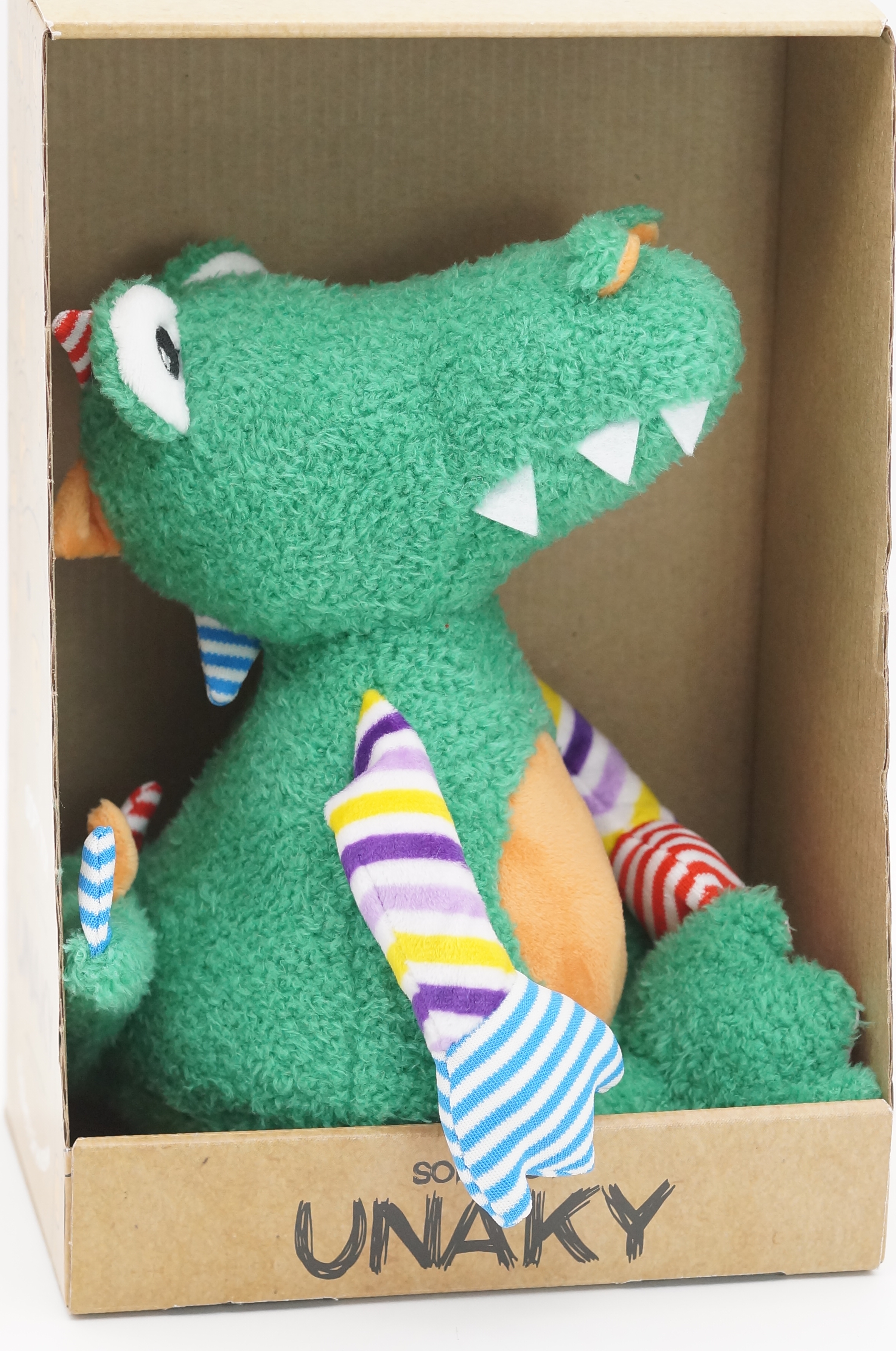 Мягкая игрушка Unaky Soft Toy крокодил Роб 0888320M зеленый; белый; красный мягкая игрушка unaky soft toy киска тоня 23 см