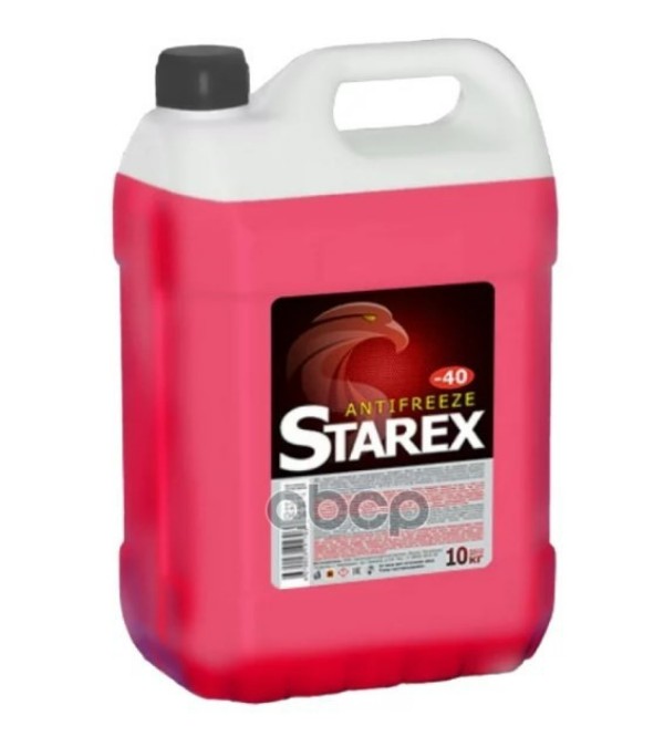 фото Антифриз starex antifreeze g11 готовый -40c красный 10 кг 700620 starex арт. 700620