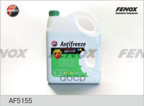 Антифриз Fenox Basf G11 Готовый Зеленый 4,2 Л Af5155 FENOX арт. AF5155