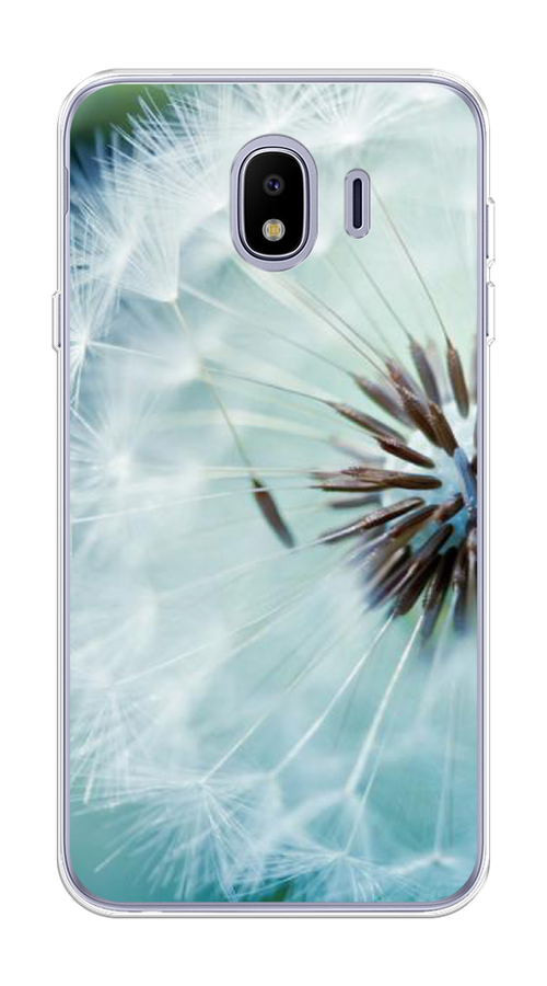 

Чехол Awog на Samsung Galaxy J4 "Пух одуванчика", Серебристый;серый, 26450-4