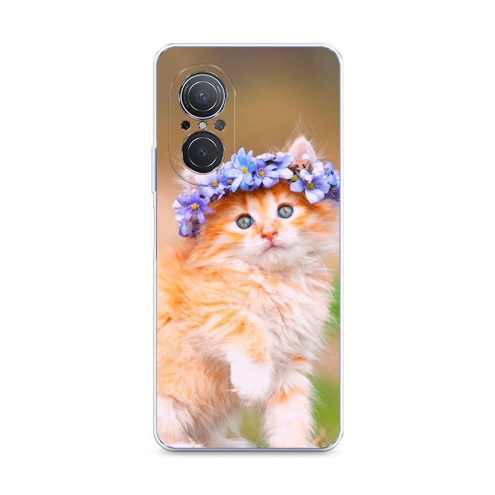 

Чехол Awog на Huawei Nova 9 SE "Рыжий кот в венке", Коричневый;синий, 6107250-1