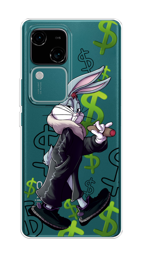 

Чехол на Vivo V30/S18 "Rich Bugs Bunny", Зеленый;черный;голубой, 2610150-1