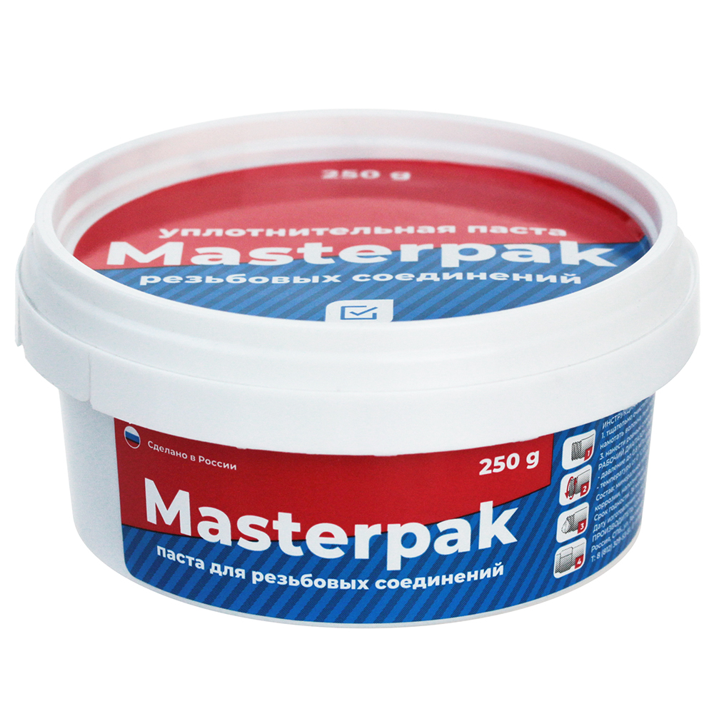 Паста MasterFlax H2O вода, пар 250 г уплотнительная паста masterflax