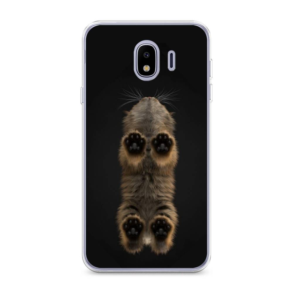 

Чехол Awog на Samsung Galaxy J4 "Кошачьи лапки", Черный, 26450-1
