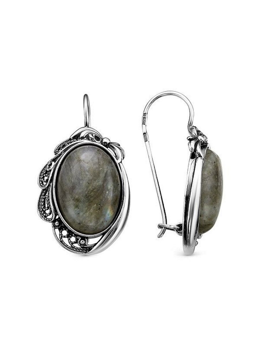

Серьги из серебра TEO MAORI 833312586л, лабрадорит, 833312586л