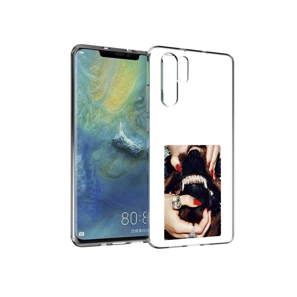 

Чехол MyPads Tocco для Huawei P30 Pro маникюр, Прозрачный, Tocco