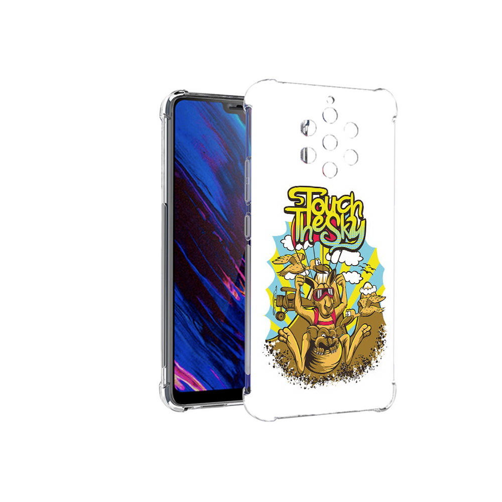 Чехол MyPads Tocco для Nokia 9 нарисованное кенгуру комикс (PT125567.95.505)