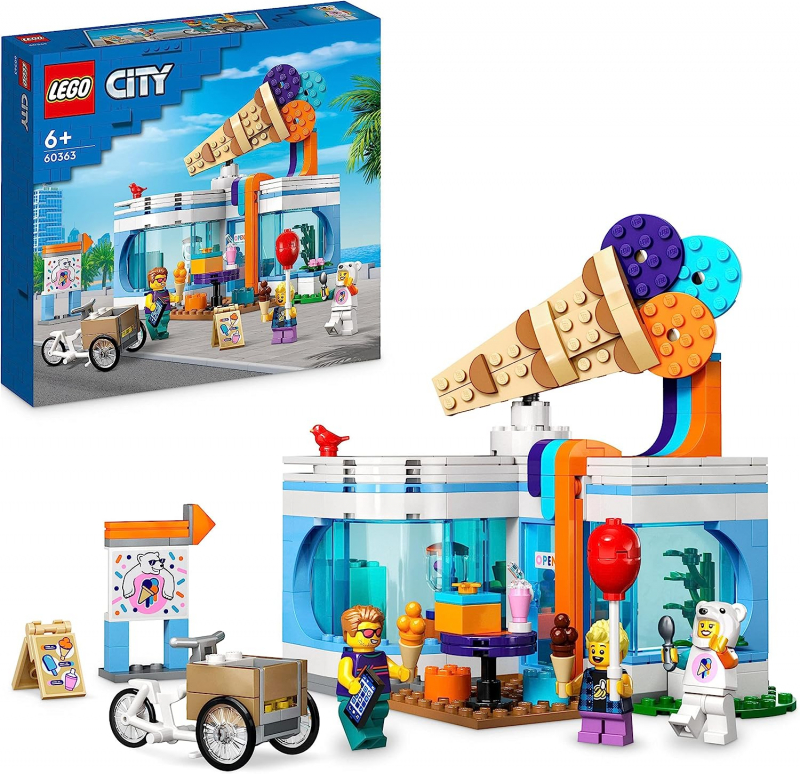 

Конструктор LEGO City 60363 Магазин мороженого, Магазин мороженого