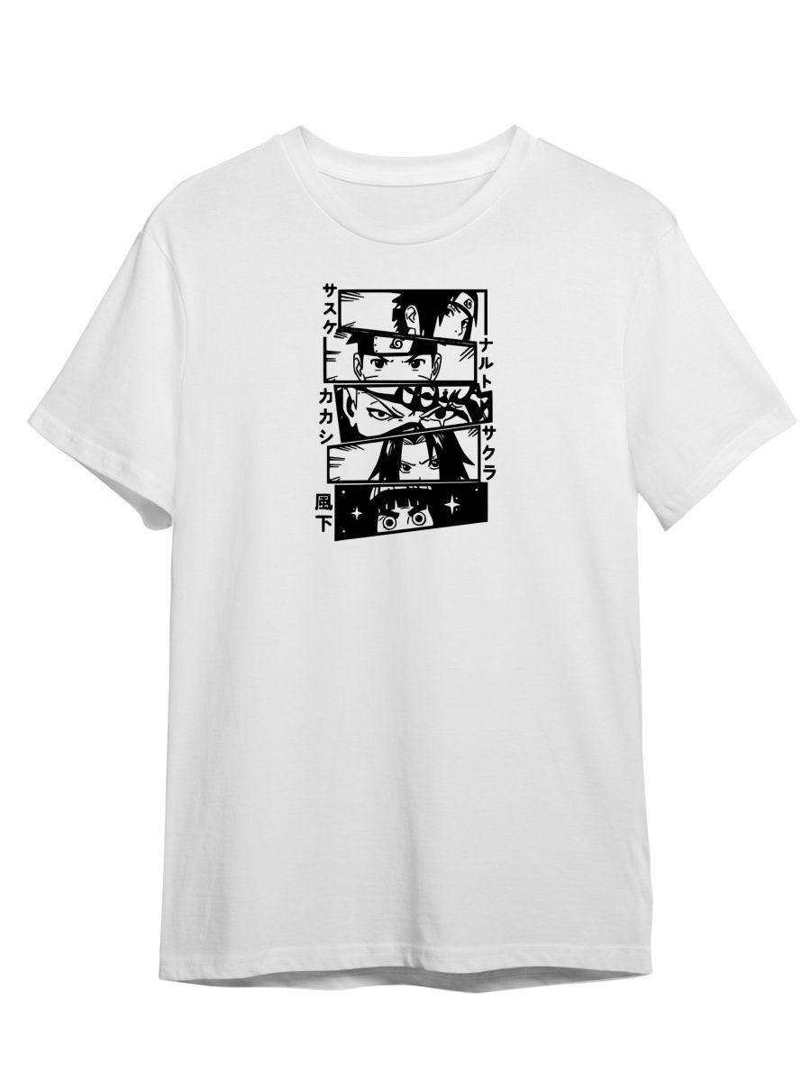 

Футболка унисекс СувенирShop Аниме/Удзумаки/Какаси 4 белая 3XL, "Аниме/Удзумаки/Какаси" 4