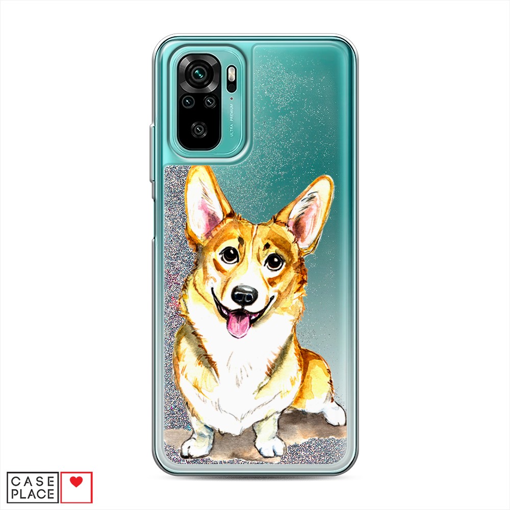 

Чехол Awog на Xiaomi Redmi Note 10/Note 10S/M5s "Малыш корги", Разноцветный, 39991-1